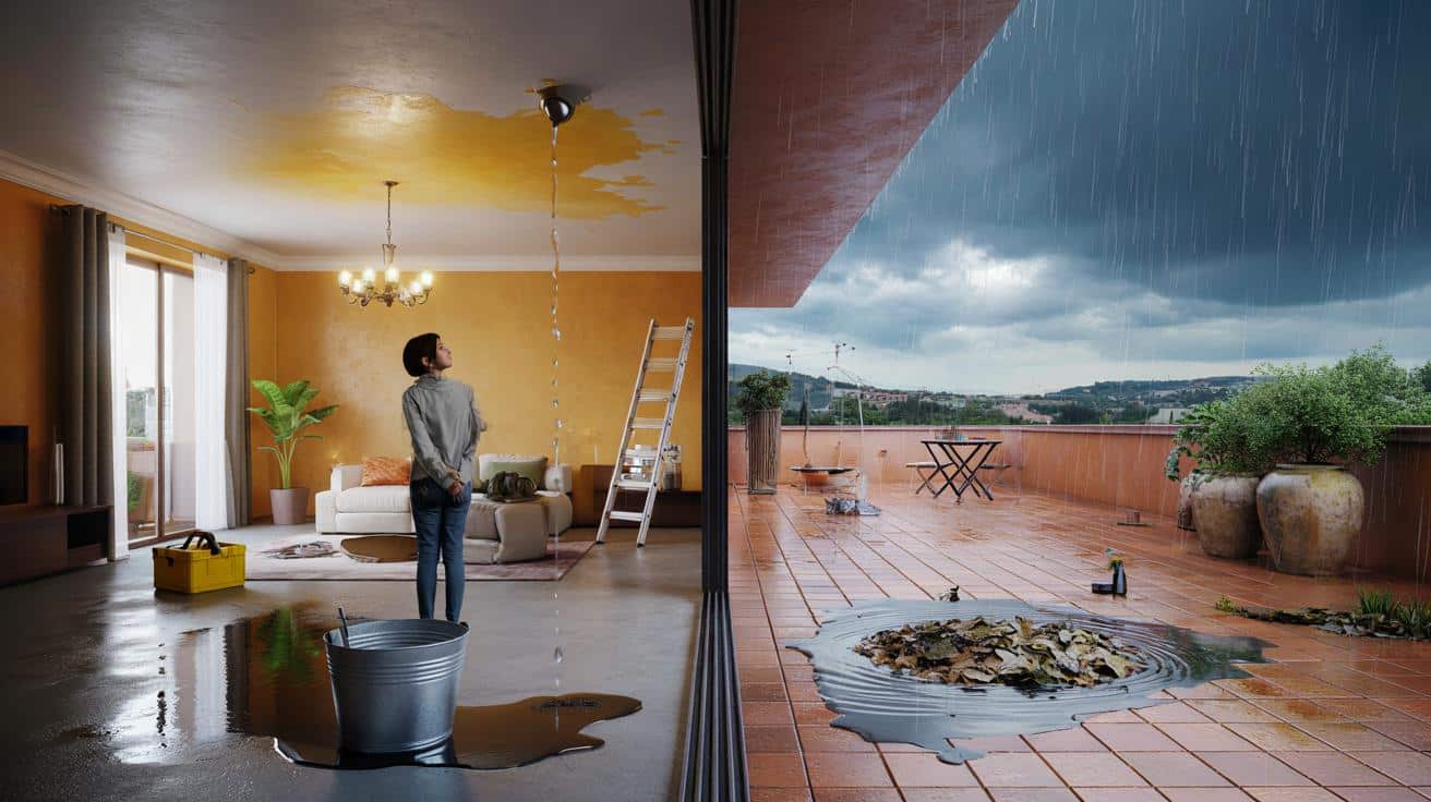 Infiltrazioni dal terrazzo sopra casa? La legge chiarisce chi deve pagare: decisione definitiva