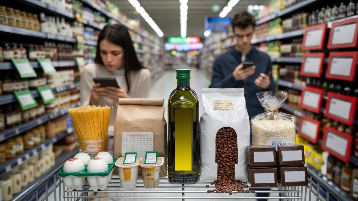 Inflazione alimentare, i prezzi scendono ma non per tutti: quali prodotti costano ancora il doppio