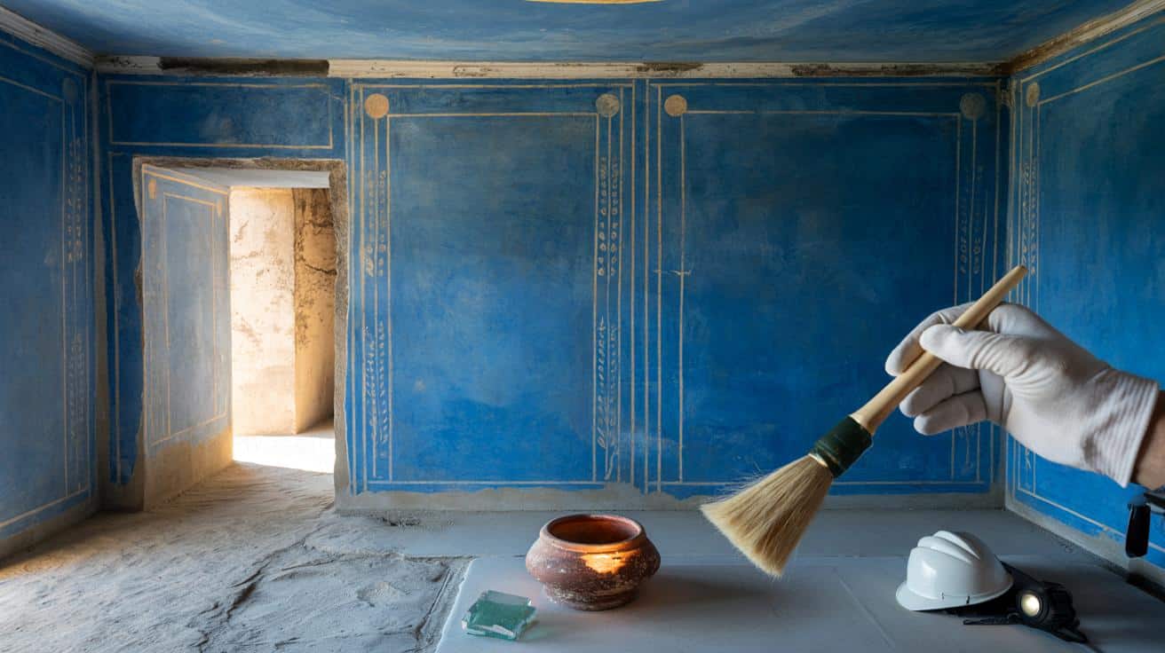 Pompei, scoperto un nuovo ambiente intatto: il segreto della "Stanza Blu" meraviglia il mondo